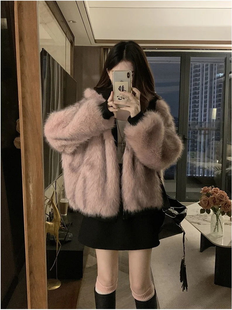 Double Faced Quilted Parka Coat