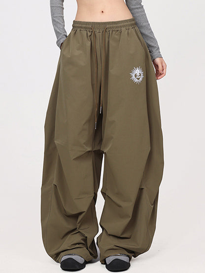 Street Loose Parachute Cargo Pants