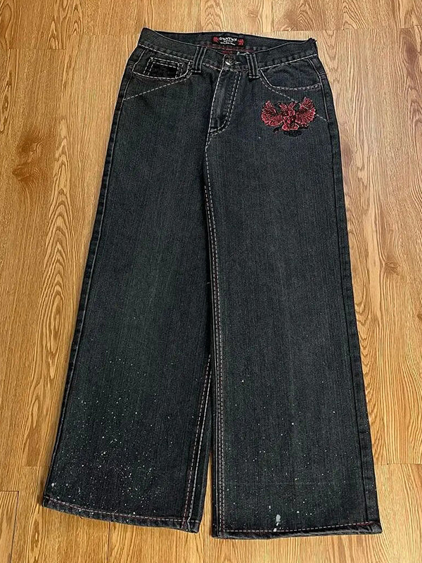 American Retro Hiphop Boyfriend Jeans