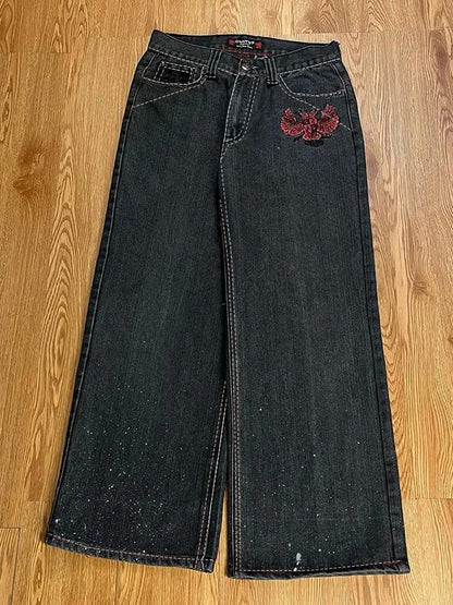 American Retro Hiphop Boyfriend Jeans