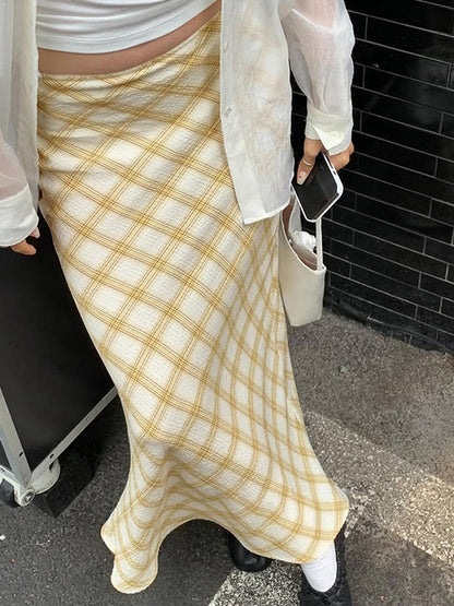 Spicy Girl Style Pattern Maxi Skirt