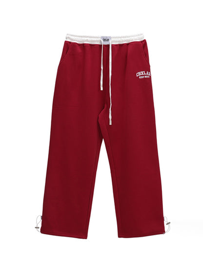 Contrast Color Waistband Sweatpants