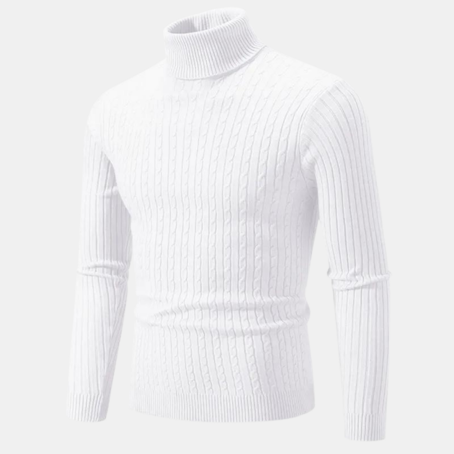 Jared - Jersey de punto de cuello alto - Clásico - - Ideal para otoño/invierno