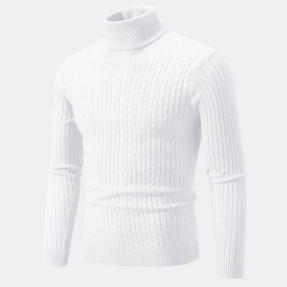 Jared - Jersey de punto de cuello alto - Clásico - - Ideal para otoño/invierno