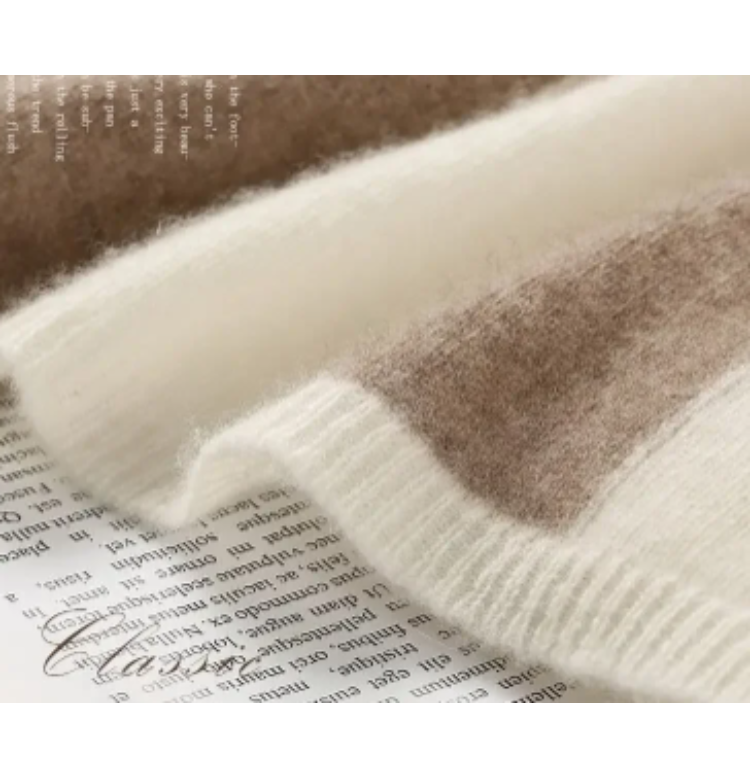 Jersey de punto a cuadros elegante y ajustado para mujer | Ideal para otoño/invierno