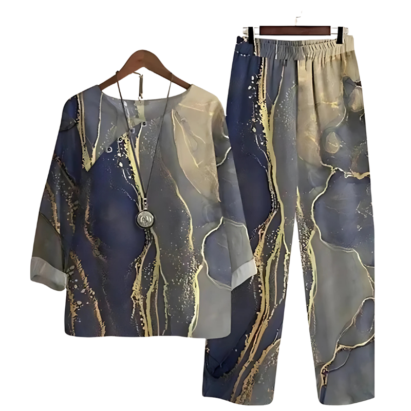 Jemima - Elegante conjunto de dos piezas para mujer | Lino de estilo moderno