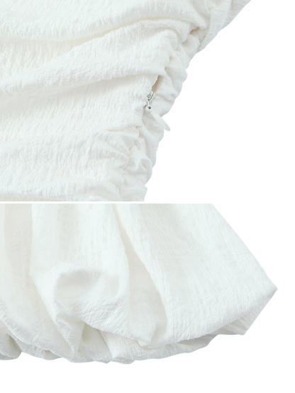 Zahara Contrast Trim Bubble Dress