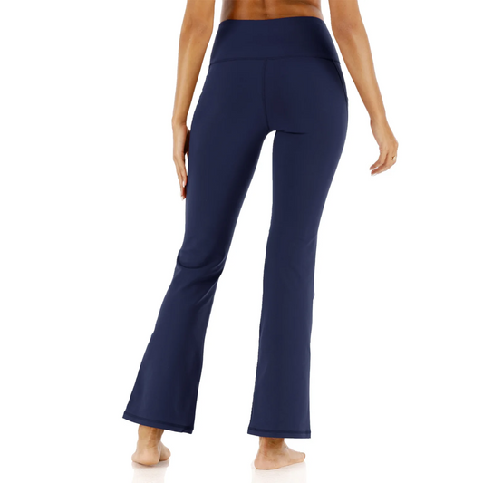 Women's Soft Stretch High Waisted Flared Trousers | Ideal for Everyday Wear