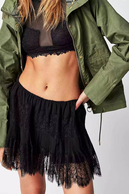 Conjunto de punto de encaje dulce