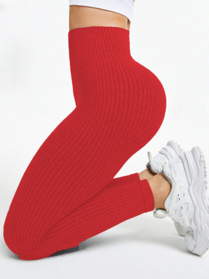 Tight-fitting Tummy Control High-waisted Hip Lift Piping Yoga Pants Pants