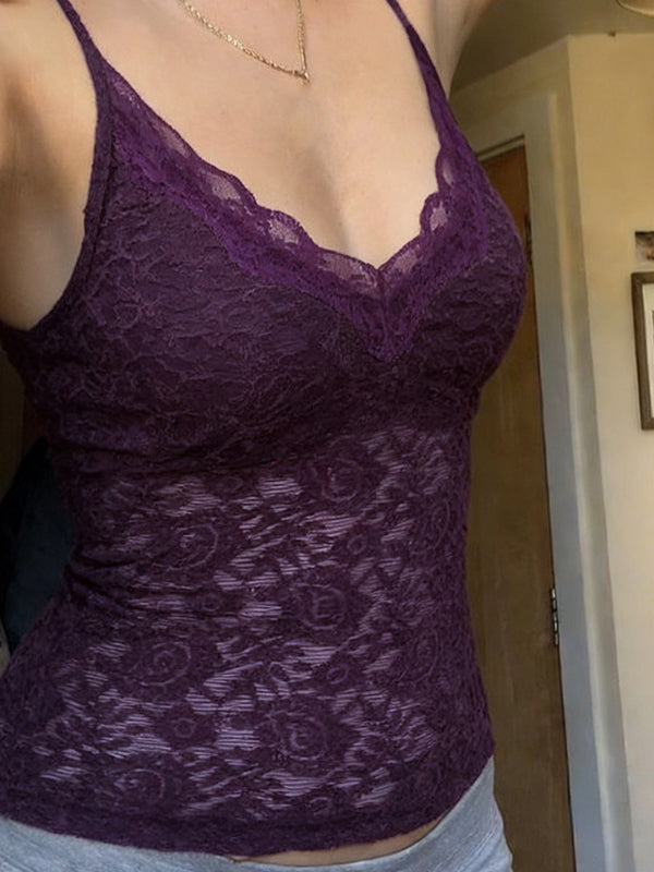 Retro V-Neck Cami Top