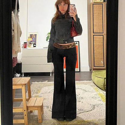 Gothic Punk Patchwork Street Pants