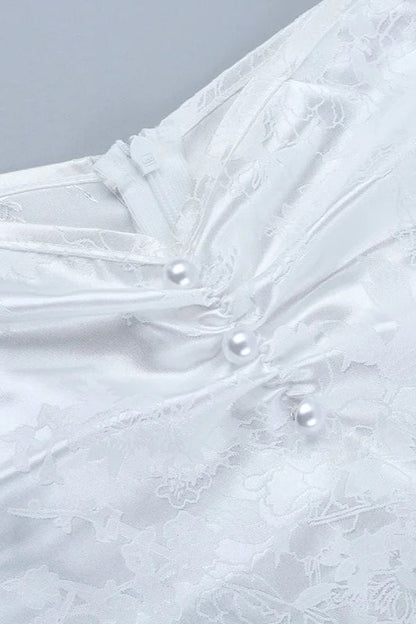 Pastel Goth White Mermaid Skirt
