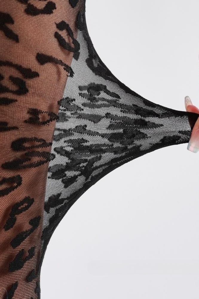 Leopard Print Sexy Vintage Socks