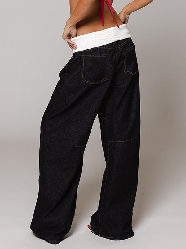 Retro Street Distressed Boyfriend Jeans