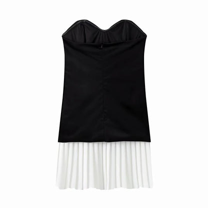 REECE WHITE RUFFLE MINI DRESS