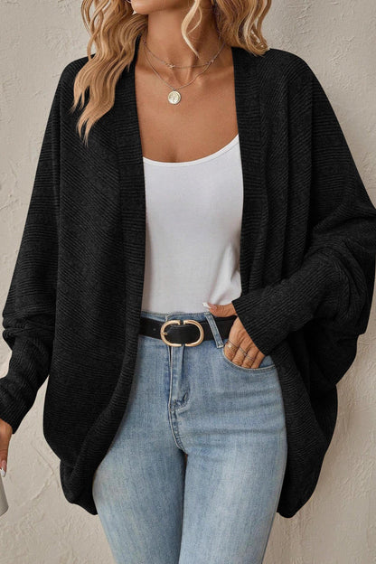 Autumn-Winter New Solid Color Midi Knit Cardigan