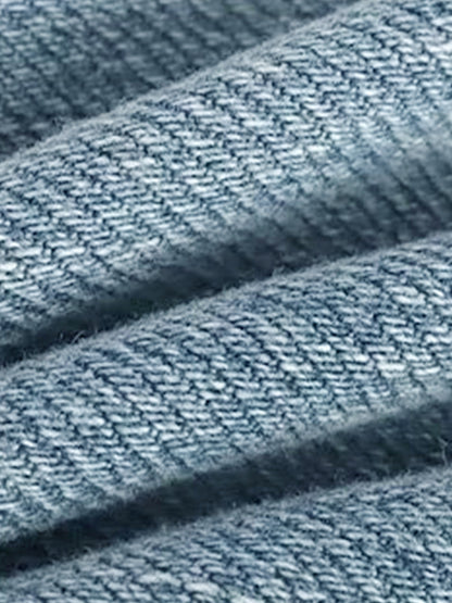 Vintage Wash Loose Ripped Jeans