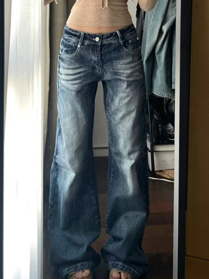 American Retro Design Boyfriend Jeans