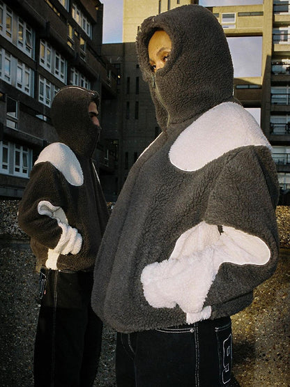 Polar Fleece Oversized Long Sleeve Hoodie