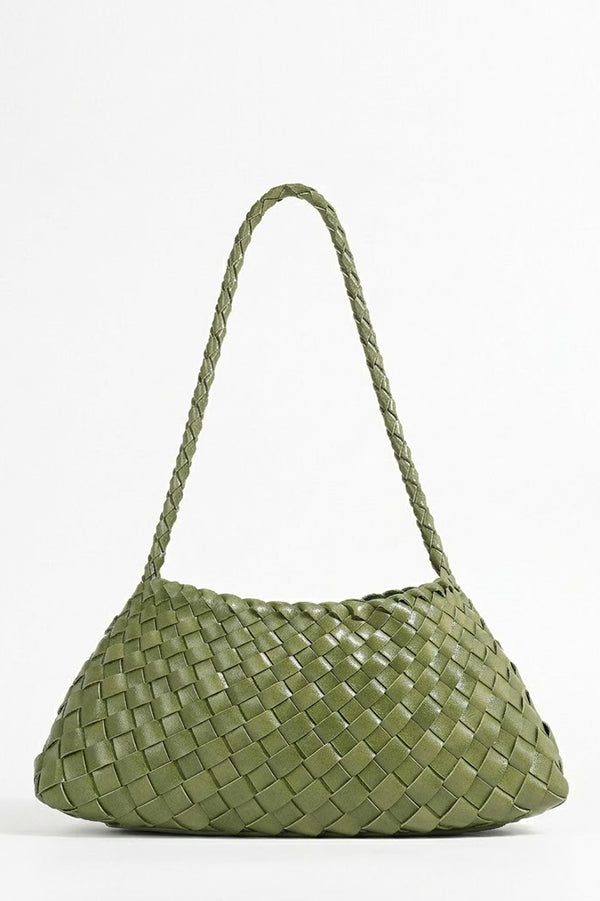 Hand-woven Vintage-style Underarm Shoulder Bag