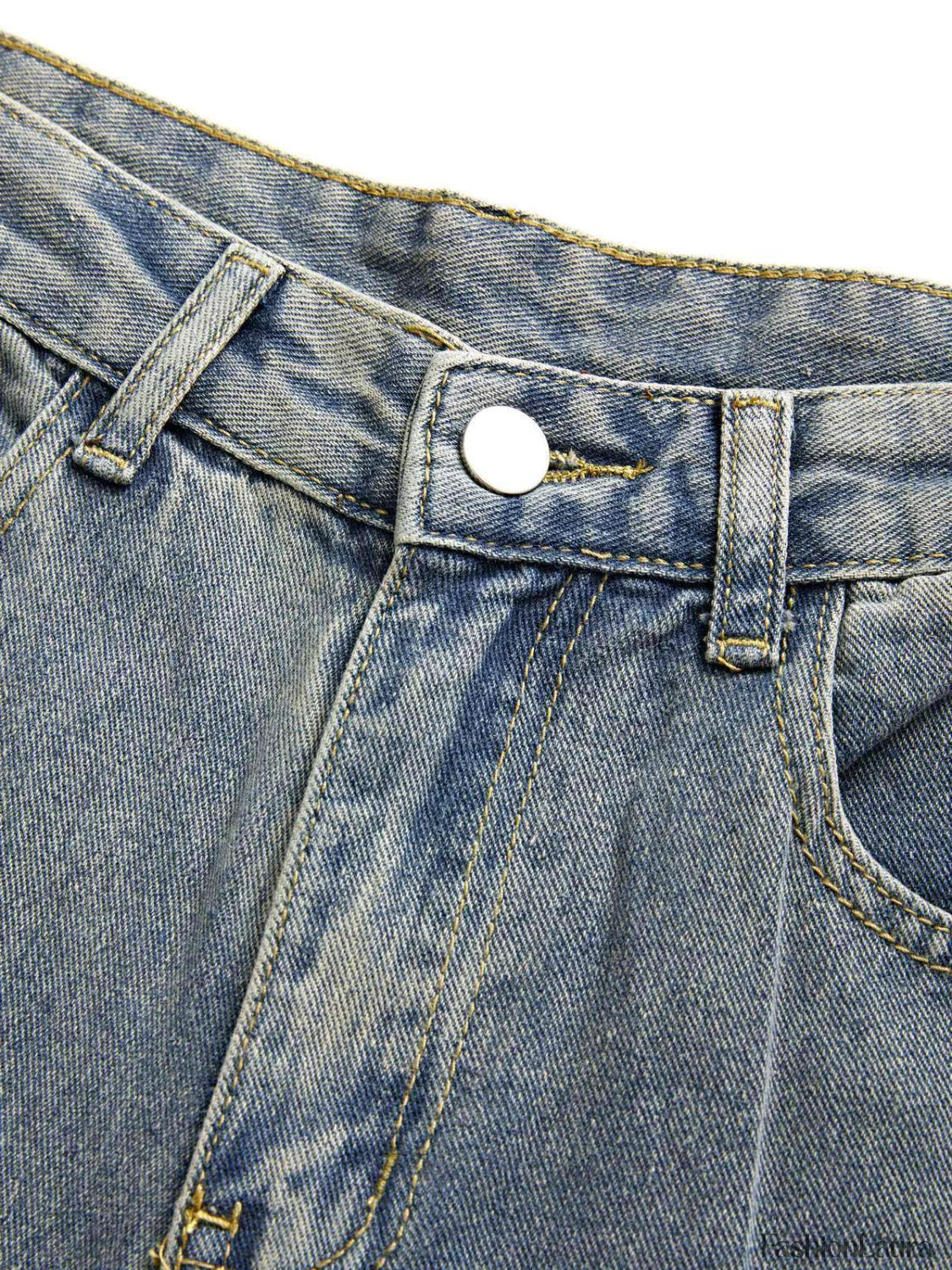 90s Washed High Waist Boyfriend Jeans