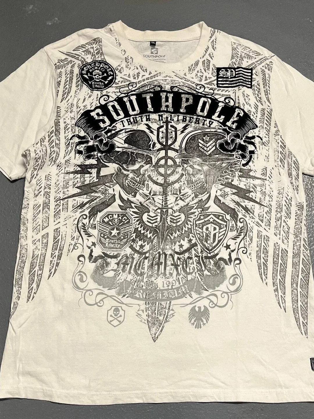 Oversized Retro Print Hip Hop T-shirt