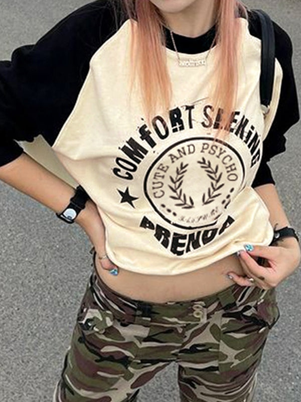Raglan Sleeve Oversized Short Sleeve Tee