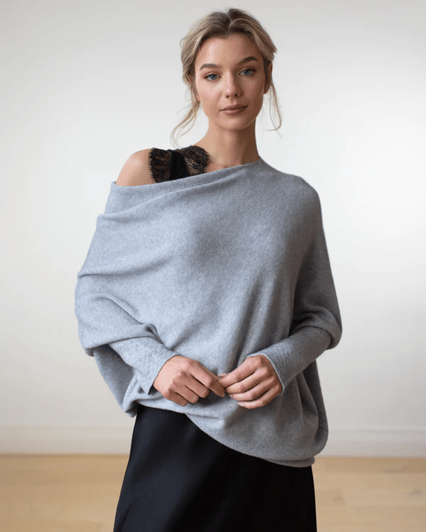 Natasha - Elegante suéter holgado de algodón para mujer | Ideal para días informales