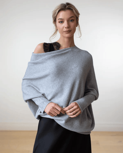 Natasha - Elegante suéter holgado de algodón para mujer | Ideal para días informales