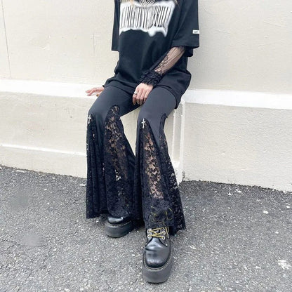 Gothic Lace Cargo Pants