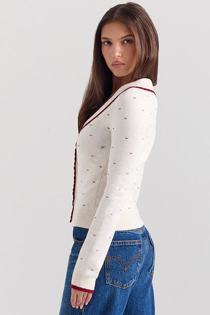 French Chic Boucle Cardigan