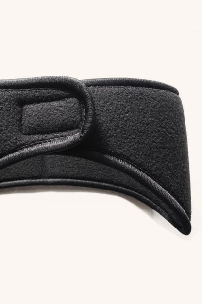 Cozy Embroidered Sherpa Lined Headband