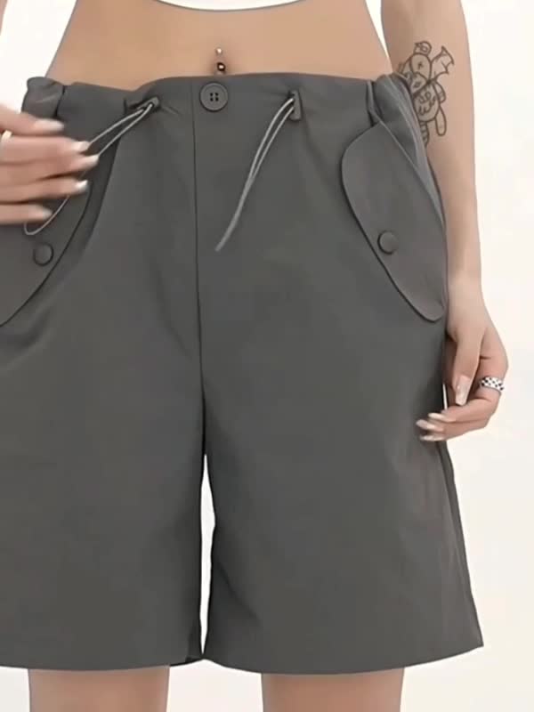 Street Parachute Cargo Shorts