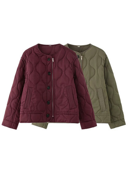 Declan Quilted Drawstring Jacket