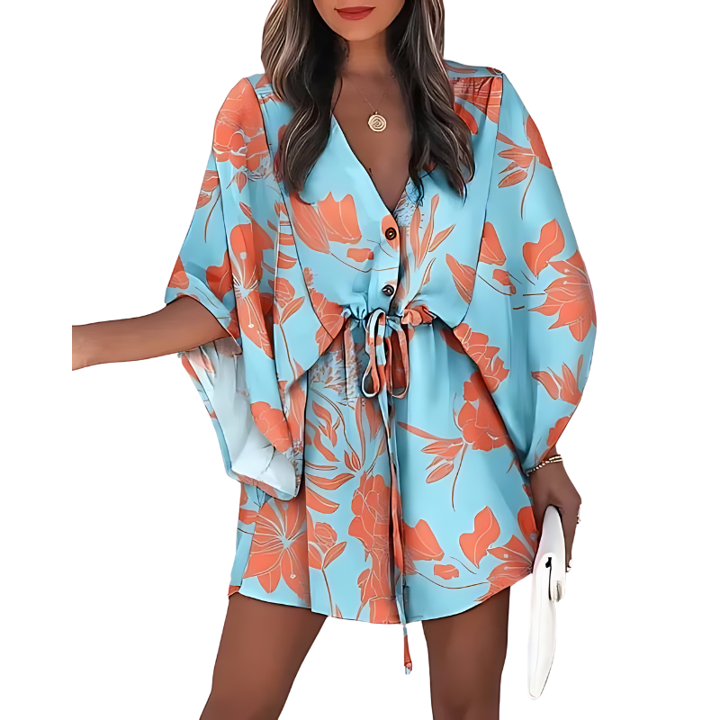 Nerys - Conjunto de Verano de Dos Piezas - Casual - Estilo Moderno - Ideal para Verano