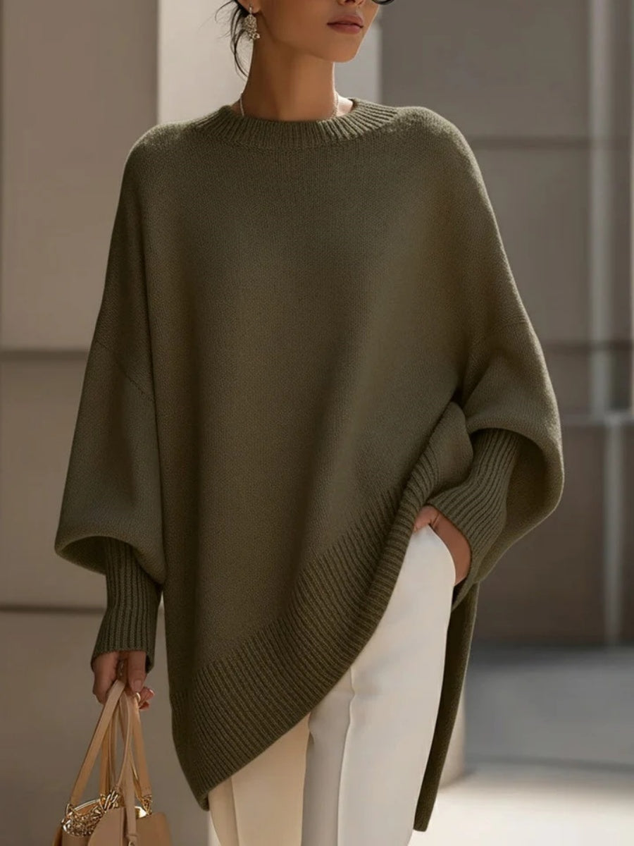 Loose-fit Lazy Longline Knitwear Sweaters