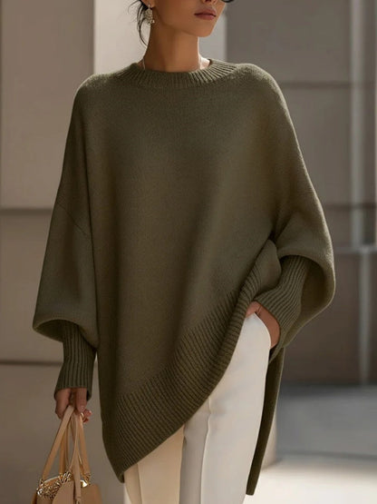 Loose-fit Lazy Longline Knitwear Sweaters