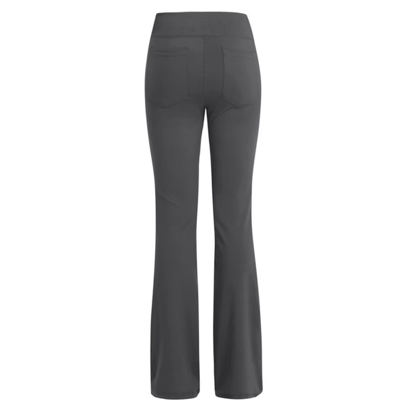 Women's Practical High Waisted Flared Trousers with Phone Pocket | Great for Everyday Wear