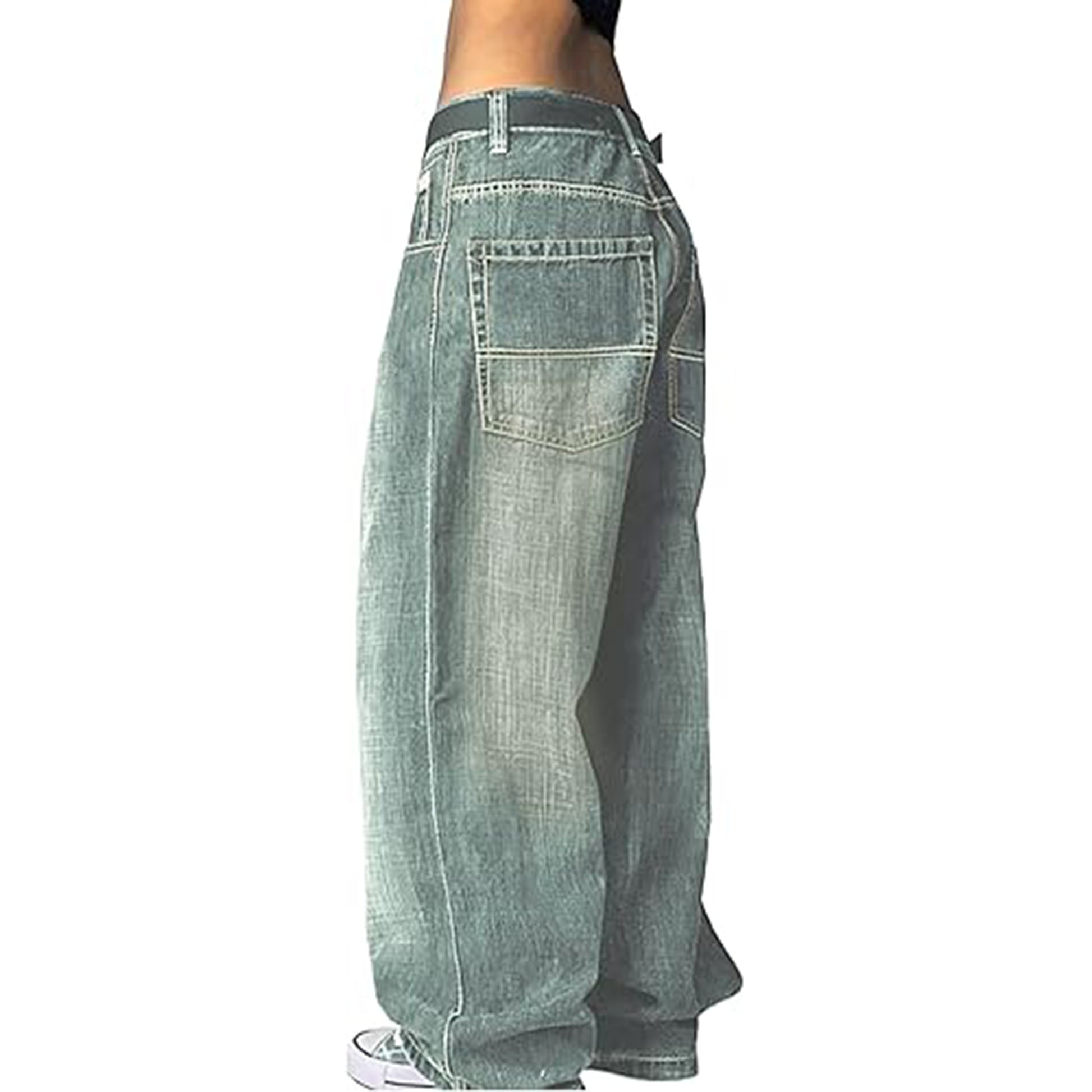 American Retro Distressed Washed Boyfriend Jeans