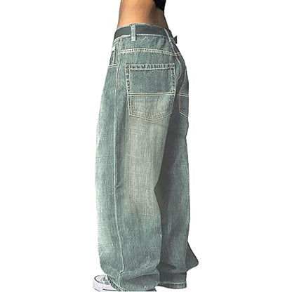 American Retro Distressed Washed Boyfriend Jeans
