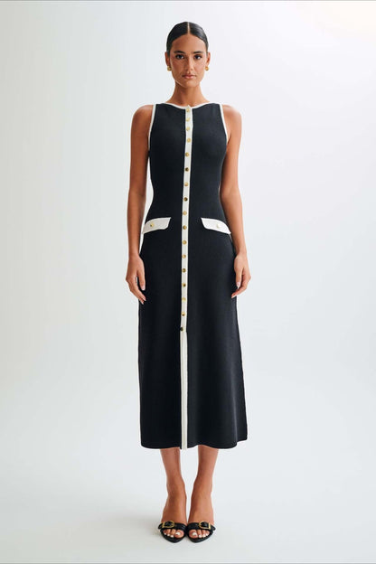 Knit Sleeveless Bodycon Sweater Dress