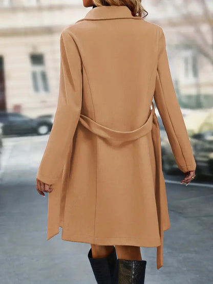 Gabardina cruzada elegante | Ideal para la elegancia otoñal
