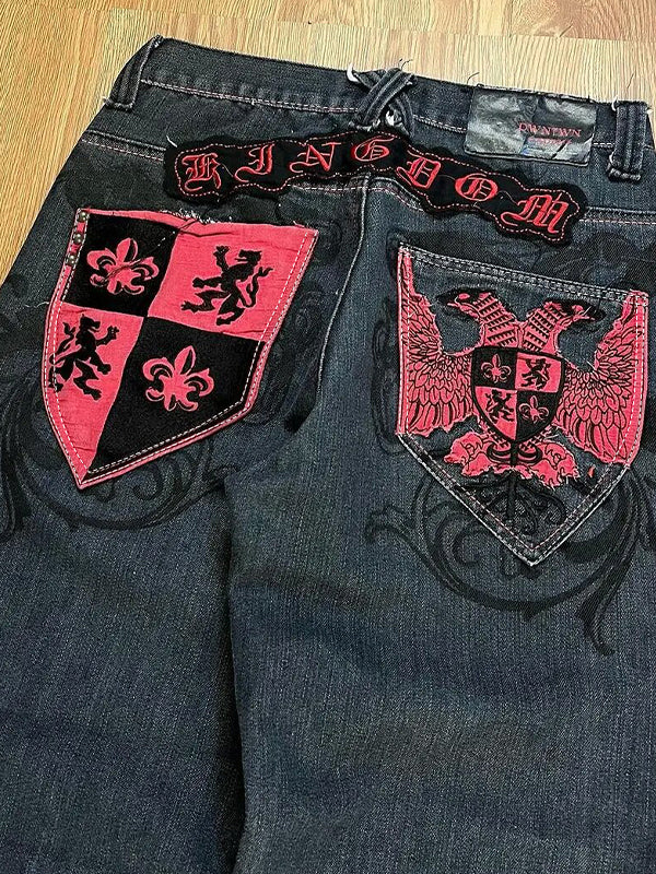 American Retro Hiphop Boyfriend Jeans