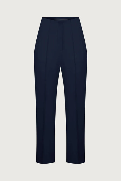 Exquisite and Fashionable High Waist Pocketed Straight Leg Pencil Pants