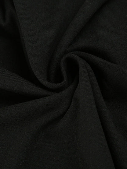 Black Y2k Metallic Flower Halter Vest