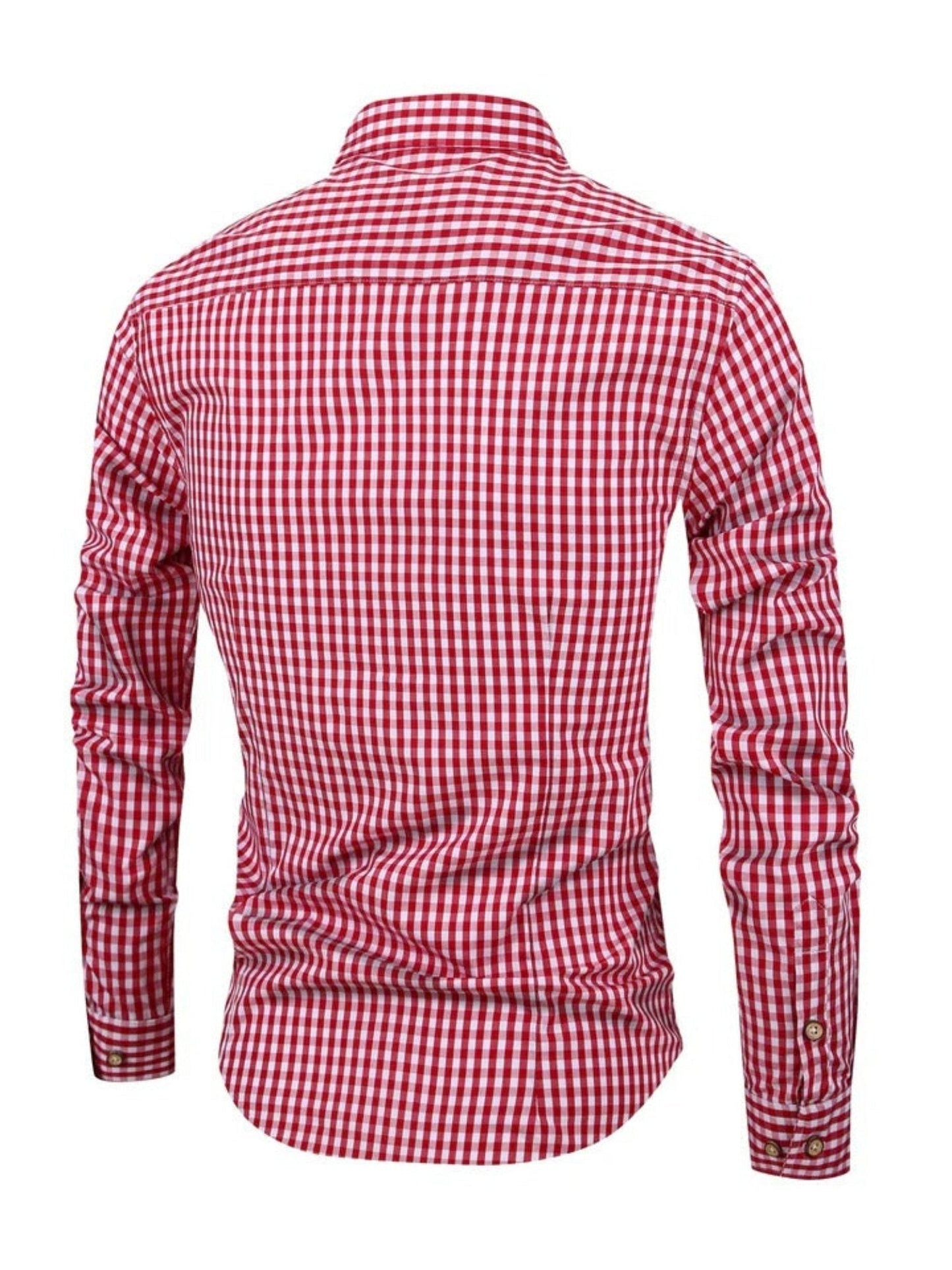 Walker - Camisa de cuadros de manga larga - Clásica - Tendencia - Ideal para otoño