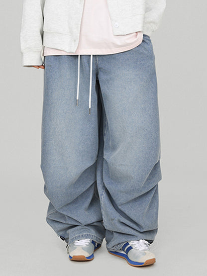 Printed Hip Hop Retro Baggy Jeans