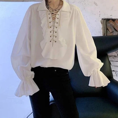 Victorian Frill Trim Blouse