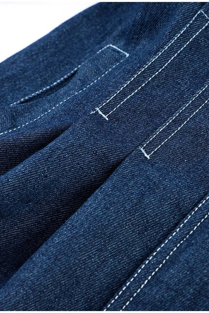 Washed Denim Slim Shirt Jacket